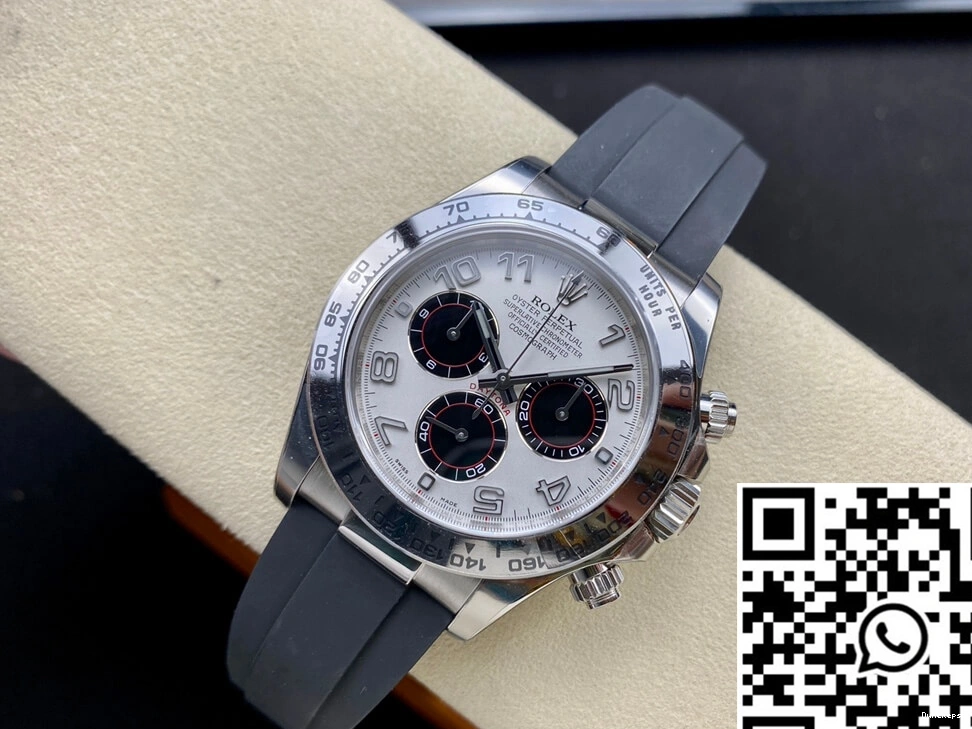 Dial White Clean 116519 Silvery Daytona Cosmograph Rolex Factory 0705